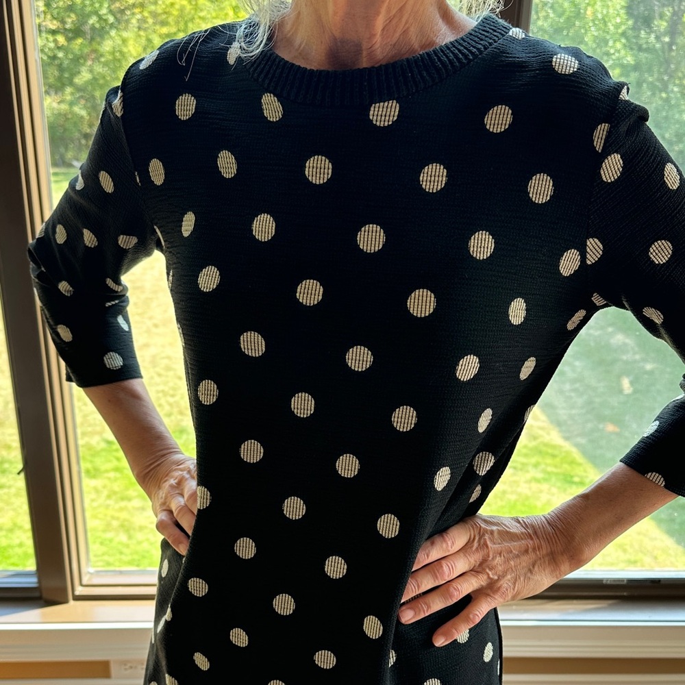 Polka Dot Black Dress ZARA - Picture 2 of 6